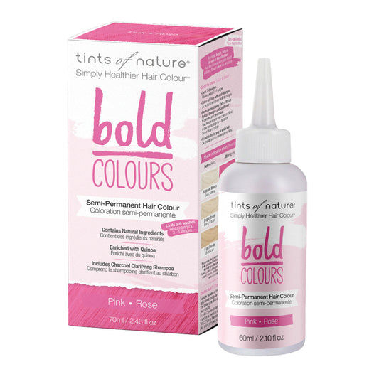 Tints of Nature Bold Colours (Semi-Permanent Hair Colour) Pink 70ml - Cutprice Online