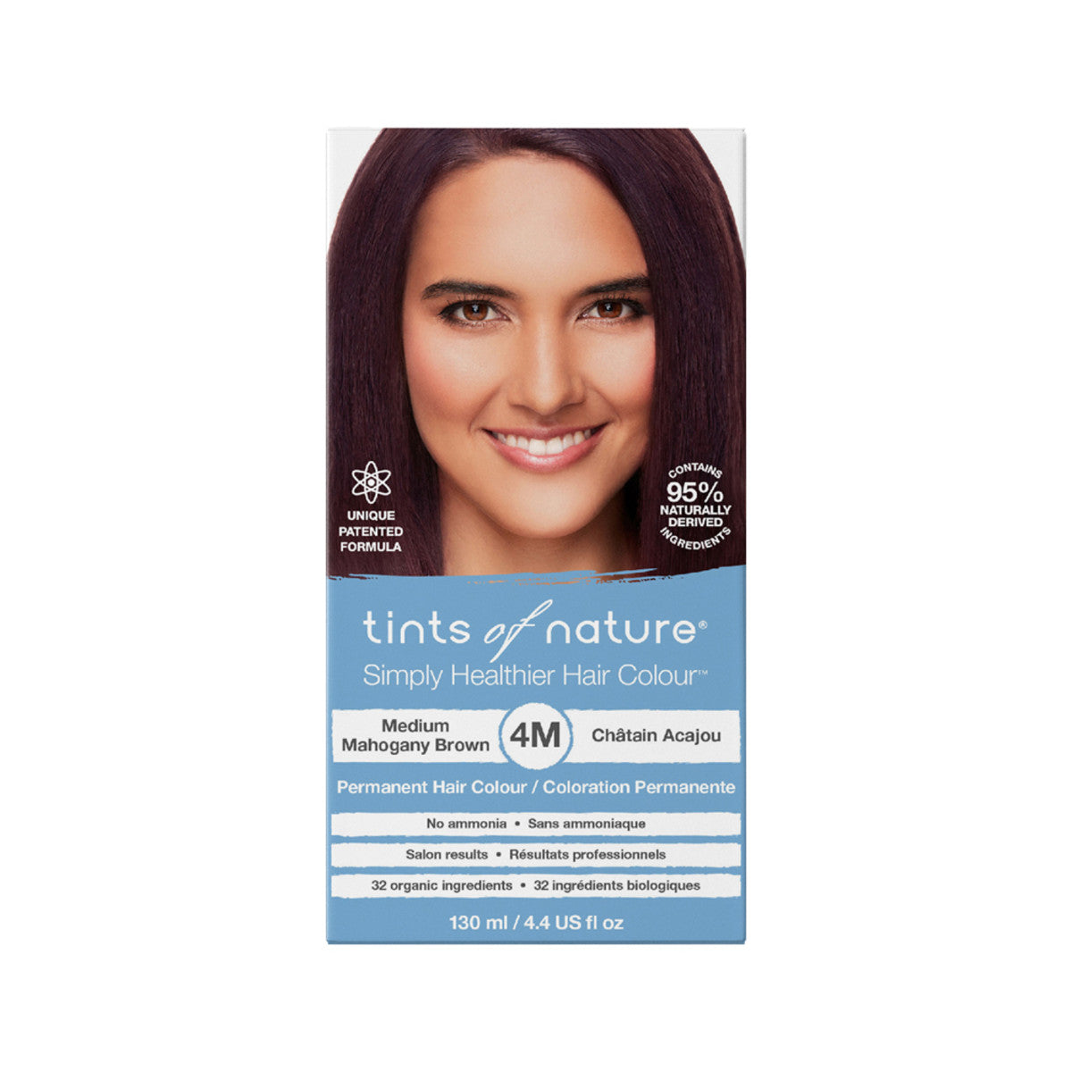 Tints of Nature Permanent Hair Colour 4M (Medium Mahogany Brown) - Cutprice Online