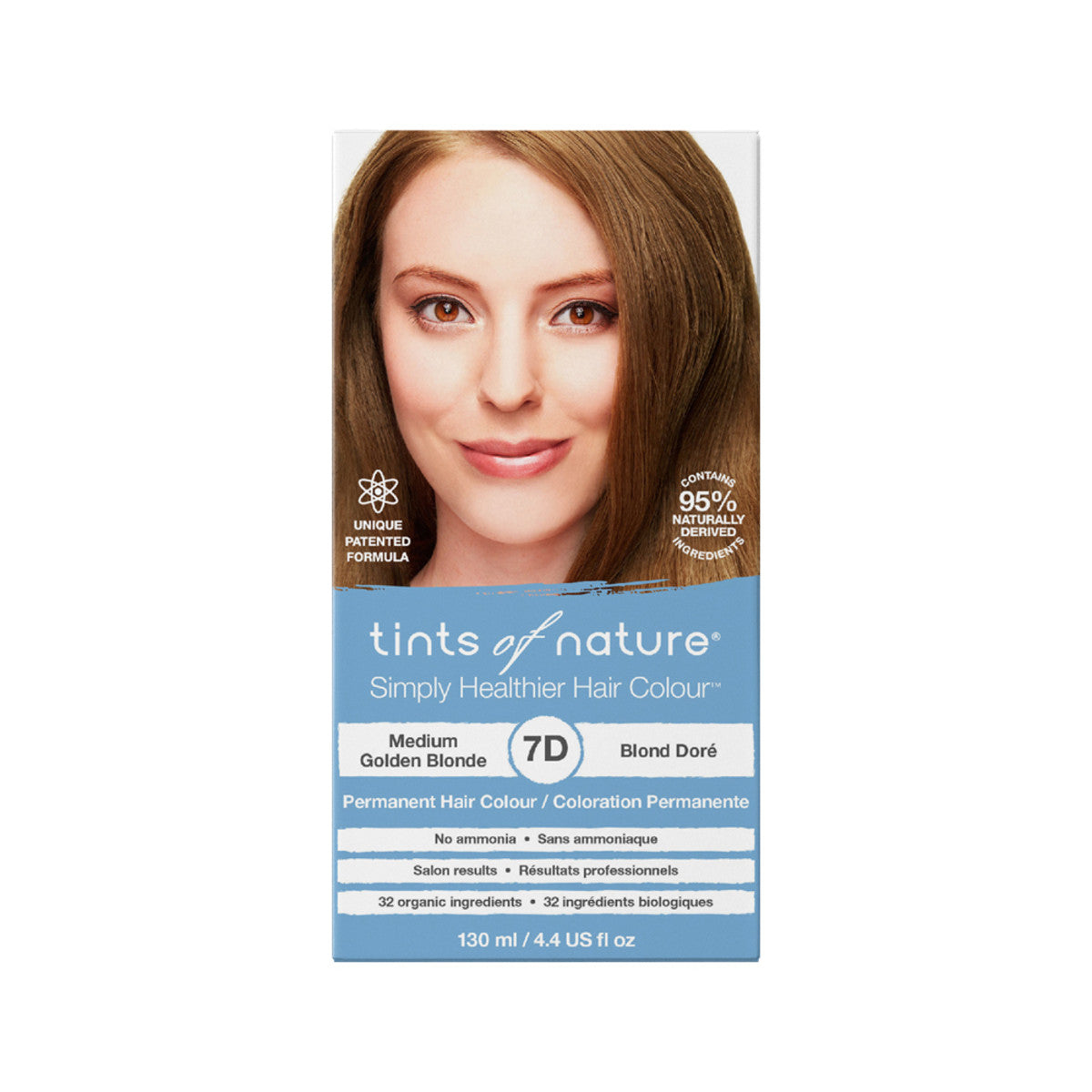 Tints of Nature Permanent Hair Colour 7D (Medium Golden Blonde) - Cutprice Online