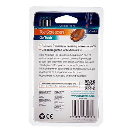 NEAT FEAT GEL TOE SPREADERS - Cutprice Online