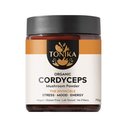 Tonika 100% Organic Mushroom Powder Cordyceps 90g - Cutprice Online