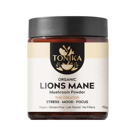 Tonika 100% Organic Mushroom Powder Lion's Mane 90g - Cutprice Online