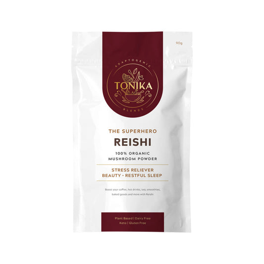 Tonika 100% Organic Mushroom Powder Reishi 90g - Cutprice Online