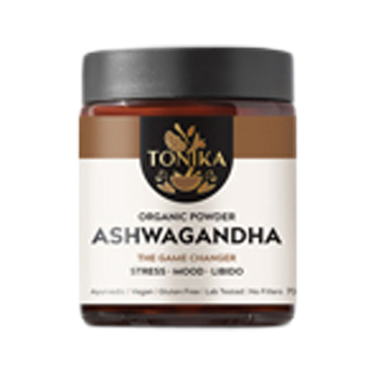 Tonika 100% Organic Powder Ashwagandha 70g - Cutprice Online