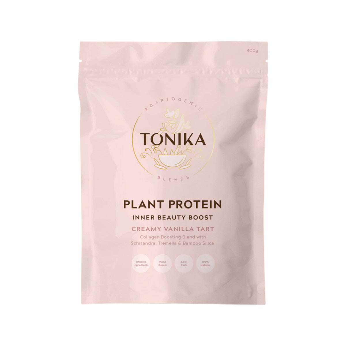 Tonika Plant Protein Creamy Vanilla Tart 400g - Cutprice Online