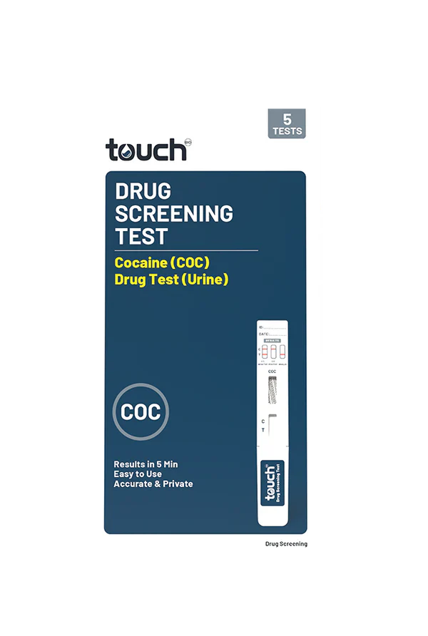 Touchbio Cocaine (coc) Drug Screening Test - Urine 5 Tests