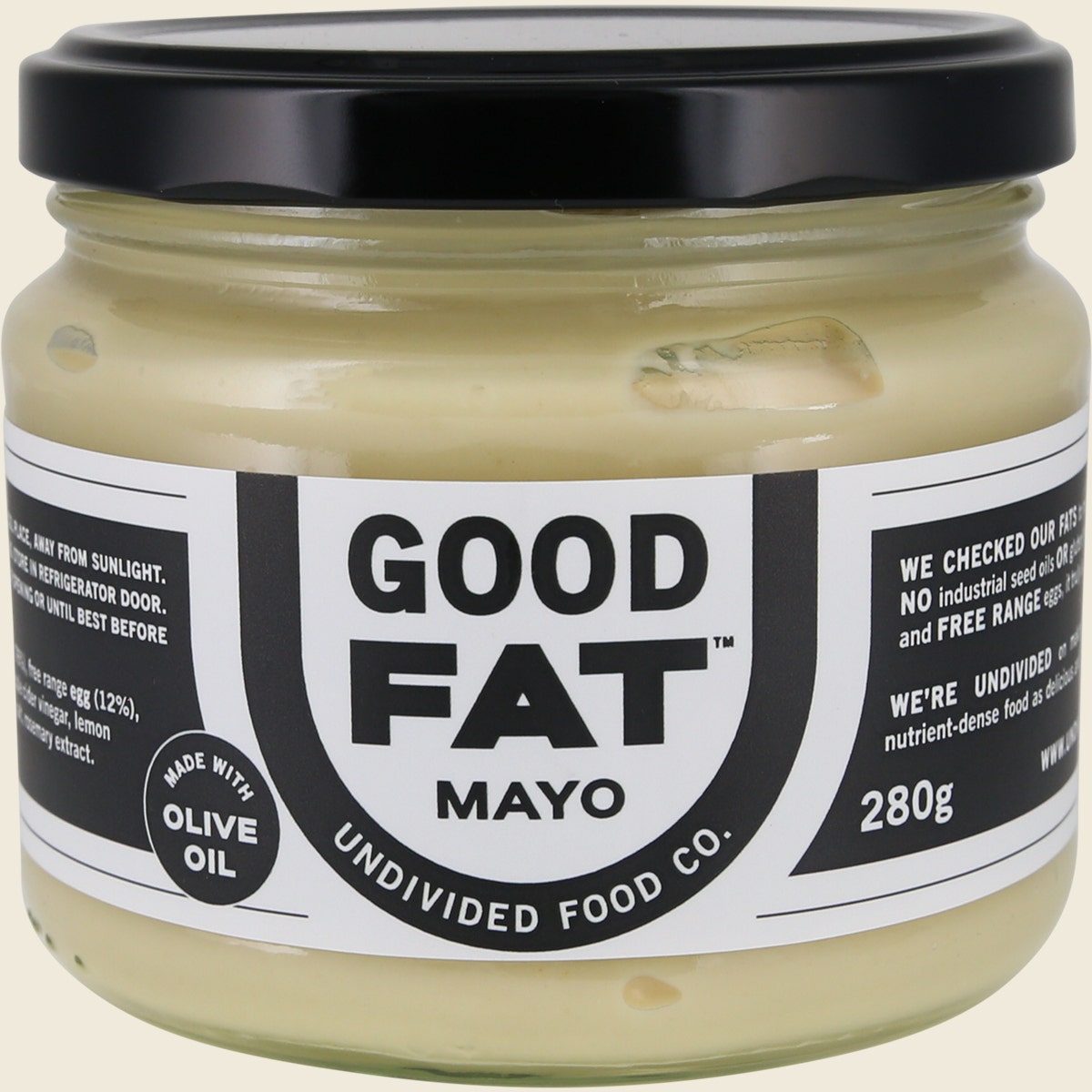 Undivided Food Co Good Fat Mayo 6x280g
