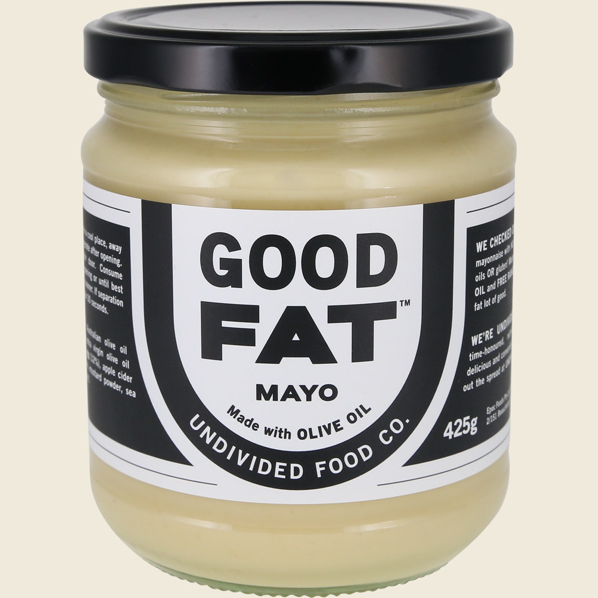 Undivided Food Co Good Fat Jumbo Mayo 8x425g