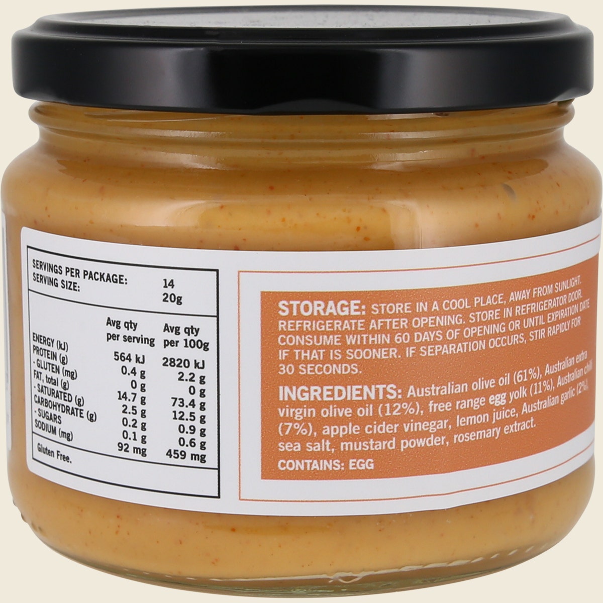 Undivided Food Co Good Fat Chilli Mayo 6x280g