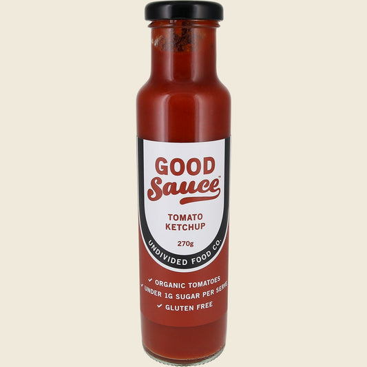 Undivided Food Co Good Sauce Tomato Ketchup 12x270g