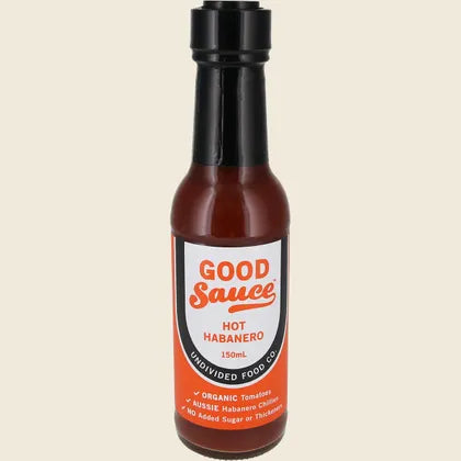Undivided Food Co Good Sauce Hot Habanero 50ml
