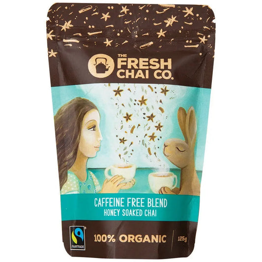 THE FRESH CHAI CO Caffeine Free Blend Honey Soaked Chai 125g THE FRESH CHAI CO
