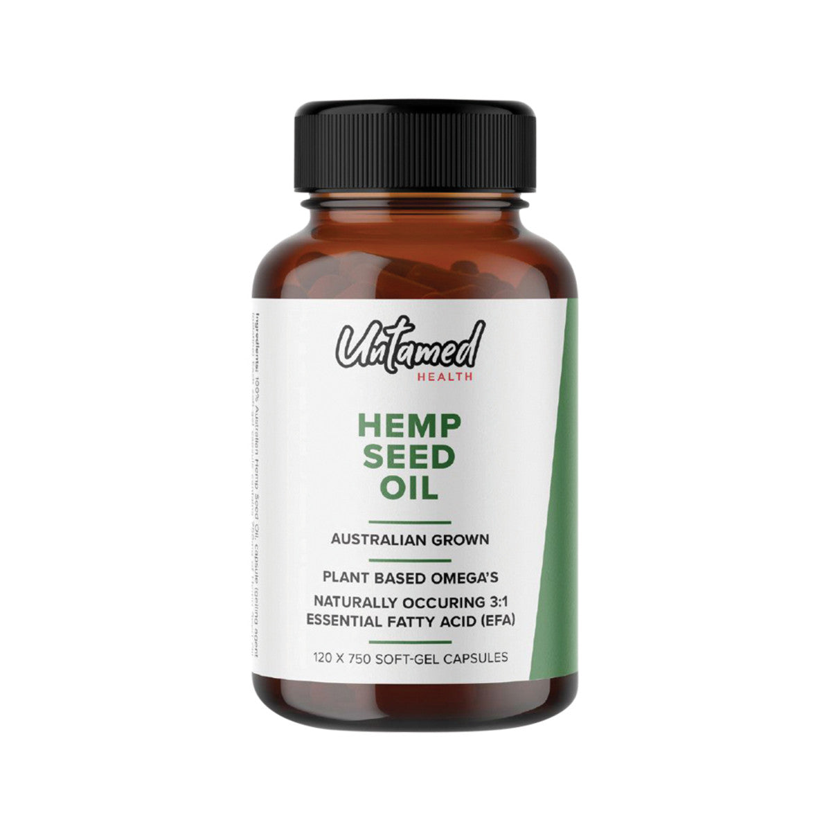 Untamed Health Hemp Seed Oil 120c - Cutprice Online
