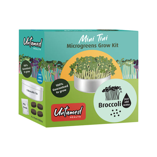 Untamed Health Mini Tini Microgreens Grow Kit Broccoli - Cutprice Online