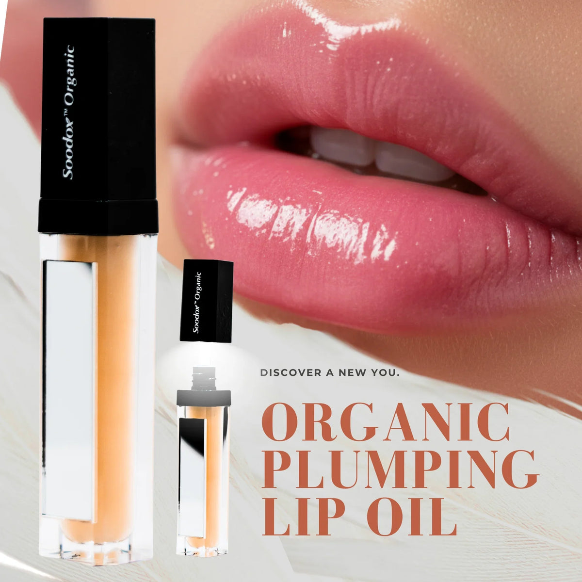 SOODOX Plumping Lip Oil Pink 6.5mL