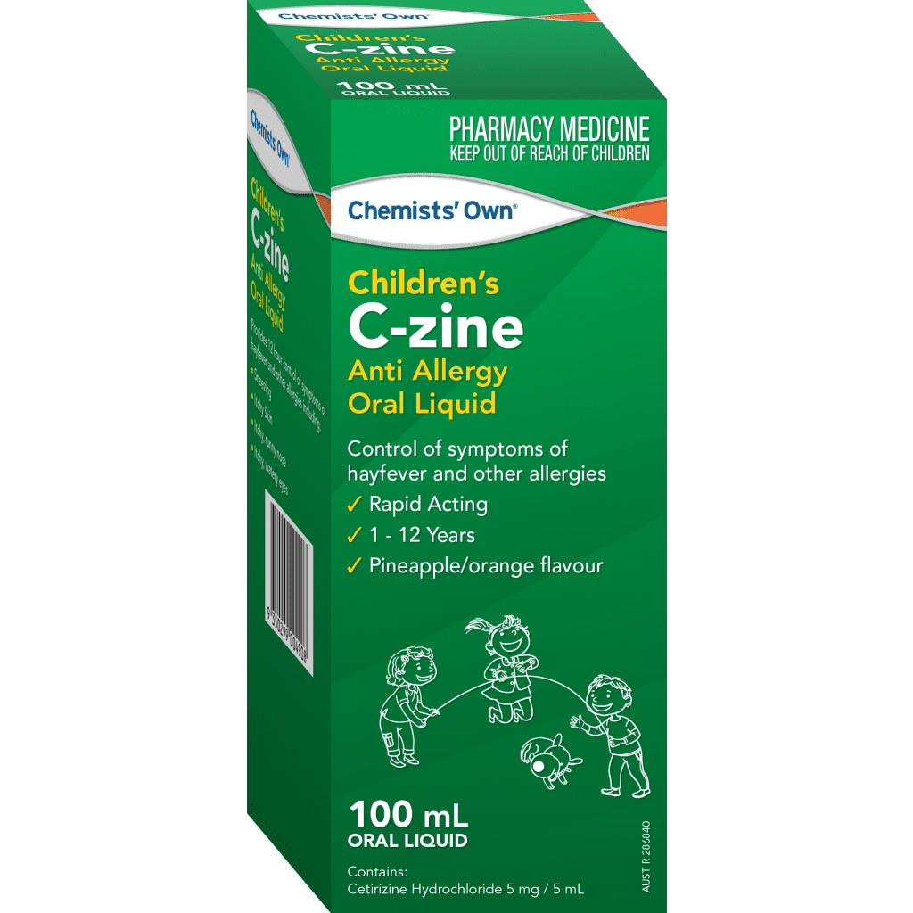Chemists’ Own Children’s C-zine 100ml (Generic of Zyrtec) - Cutprice Online