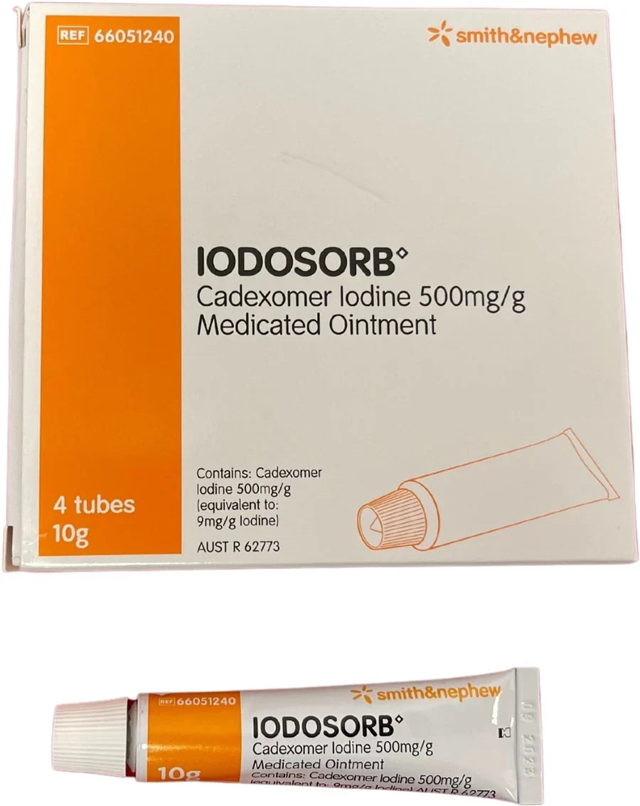 Iodosorb Cadexomer Iodine Ointment Tube 4 x 10g
