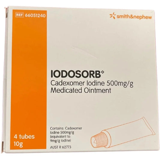Iodosorb Cadexomer Iodine Ointment Tube 4 x 10g