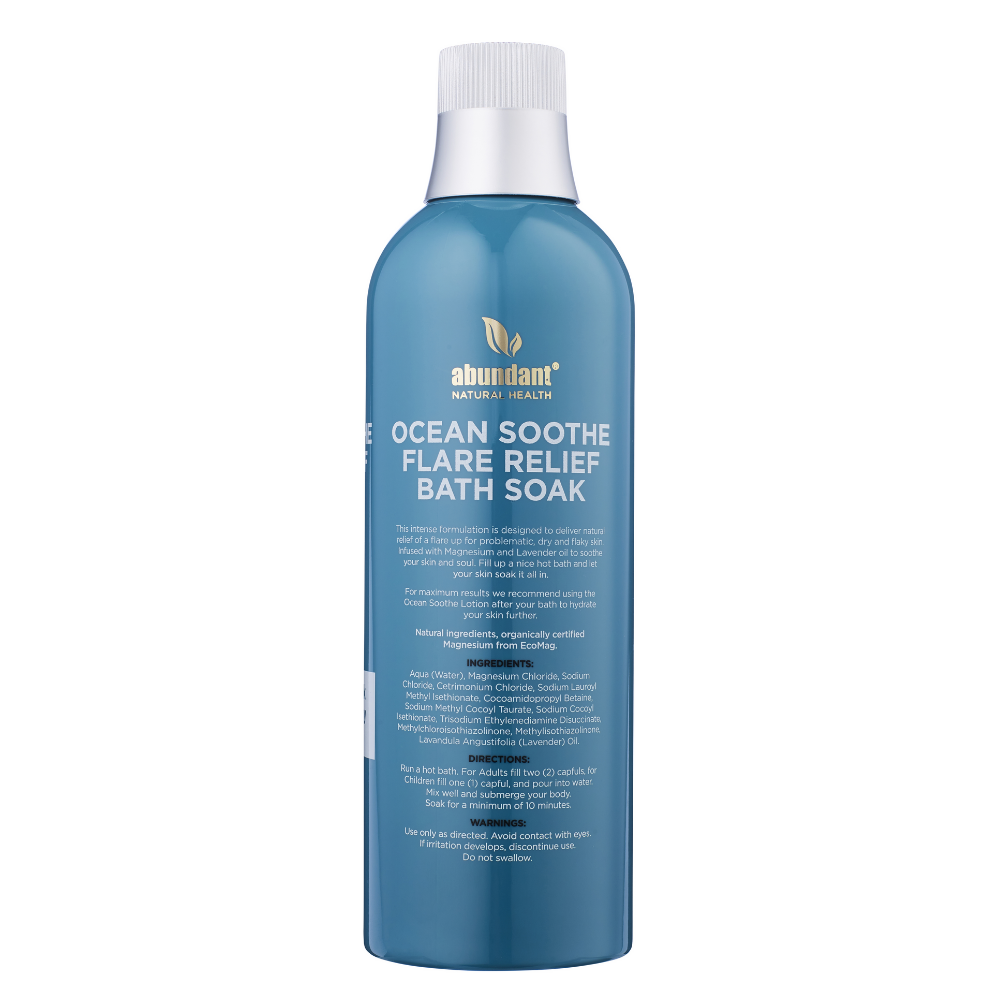 Abundant Natural Health Ocean Soothe Flare Relief Bath Soak 500ml - Cutprice Online
