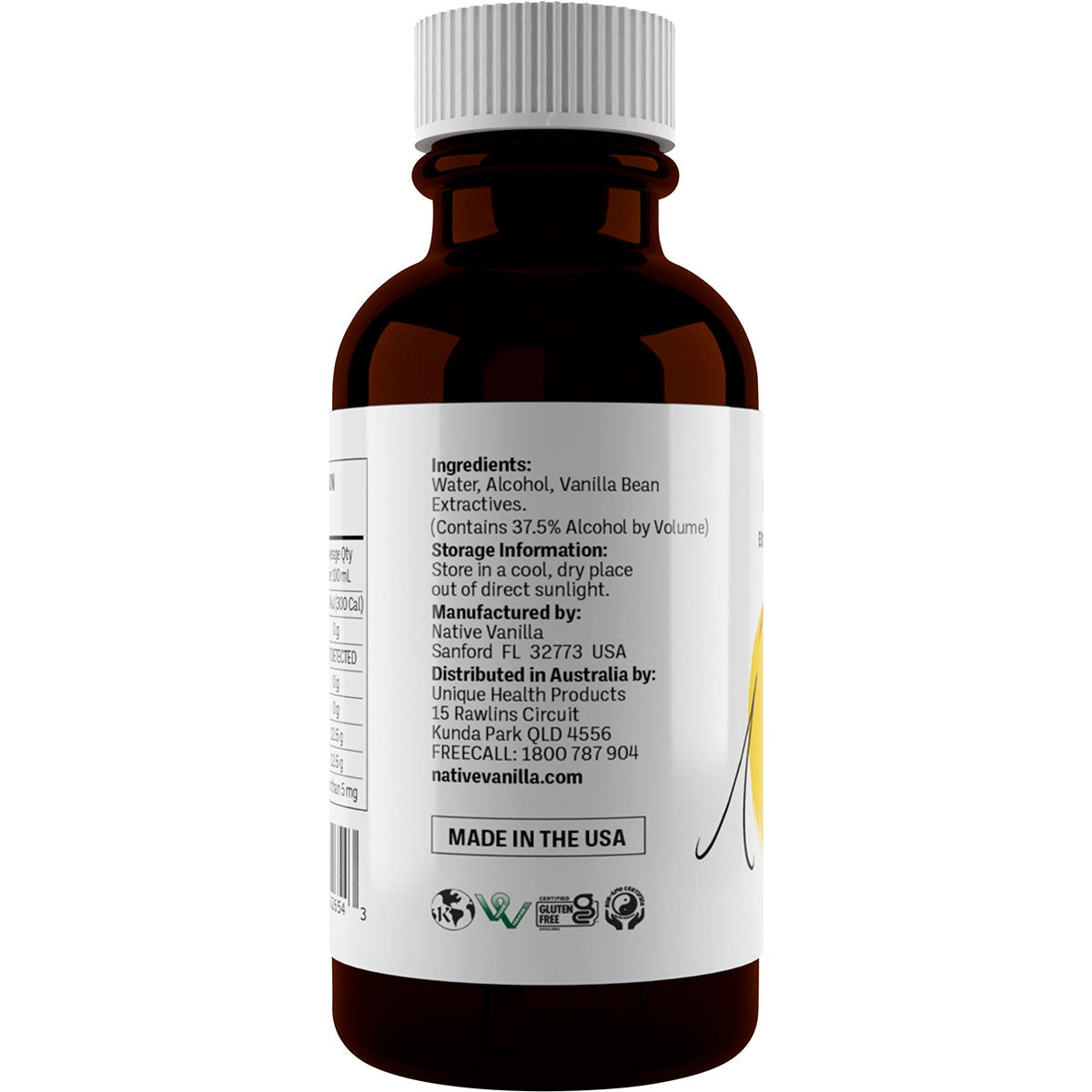 NATIVE VANILLA Pure Vanilla Extract 100ml - Cutprice Online