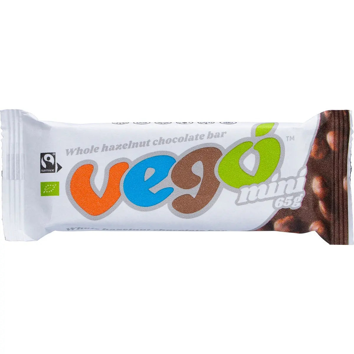 VEGO Whole Hazelnut Chocolate Bar Mini 20x65g VEGO