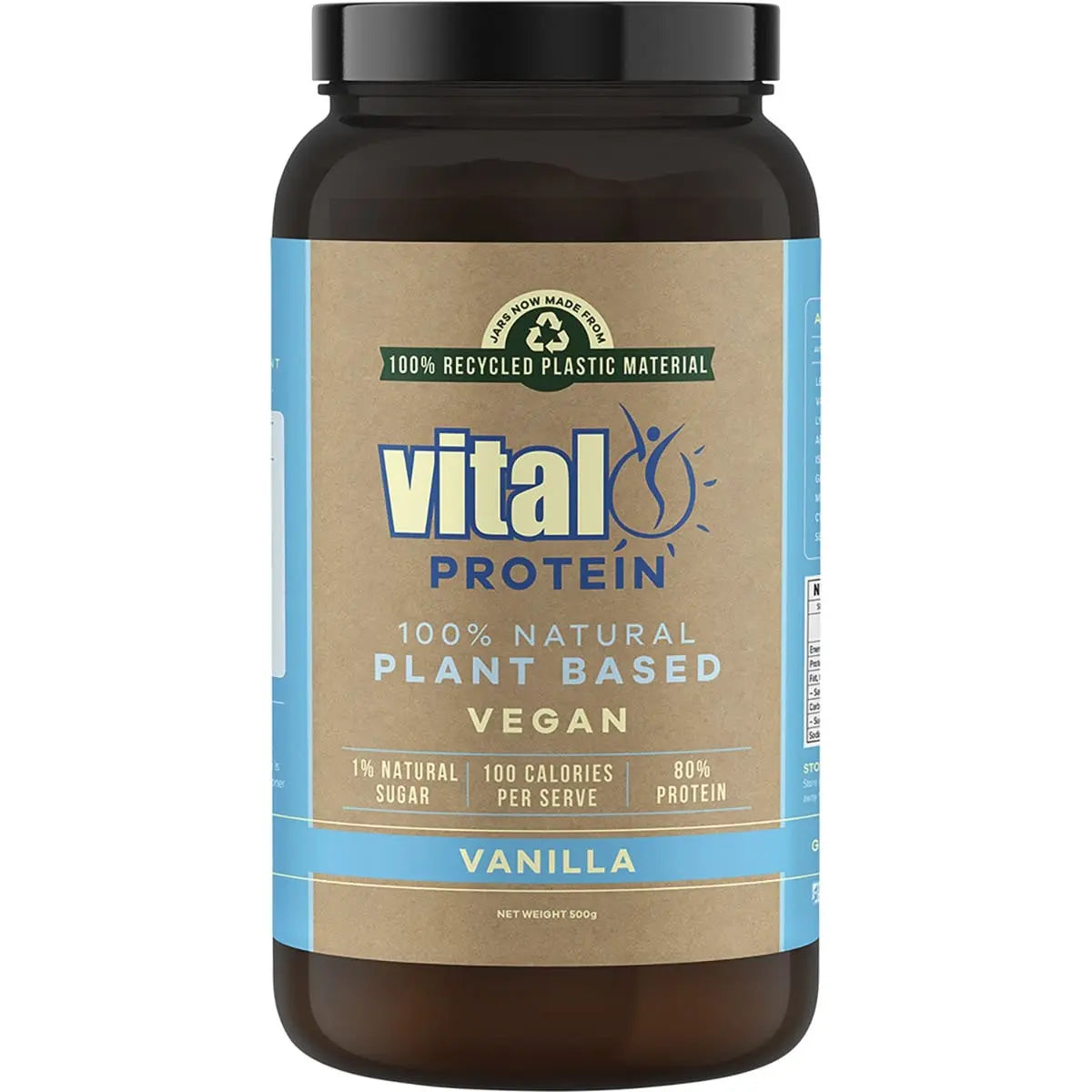 MARTIN & PLEASANCE Vital Protein Pea Protein Isolate - Vanilla 500g MARTIN & PLEASANCE