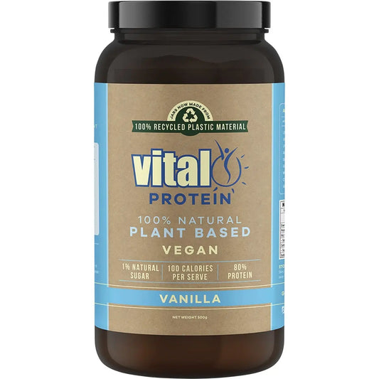 MARTIN & PLEASANCE Vital Protein Pea Protein Isolate - Vanilla 500g MARTIN & PLEASANCE