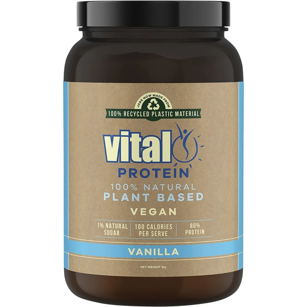 MARTIN & PLEASANCE Vital Protein Pea Protein Isolate - Vanilla 1kg MARTIN & PLEASANCE