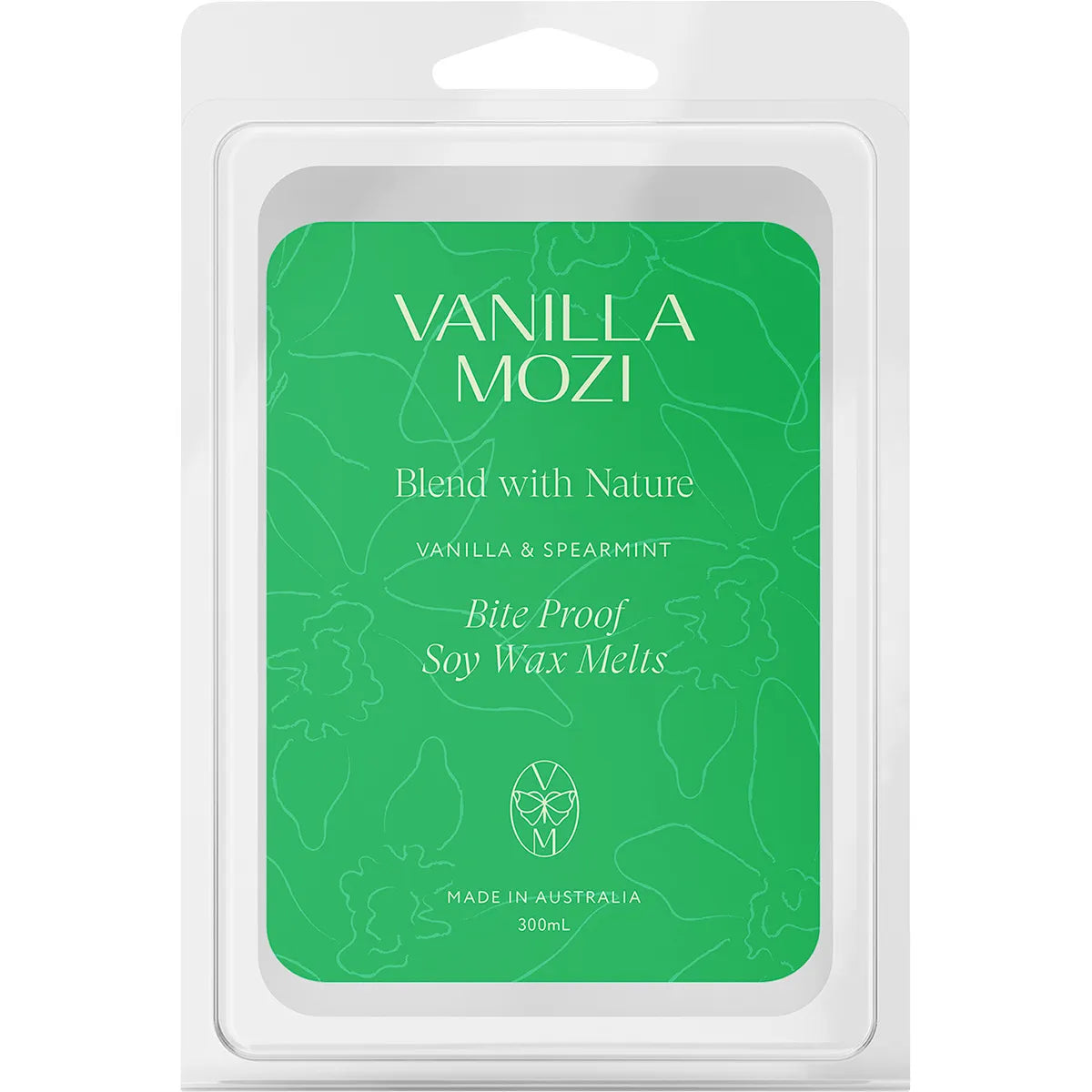 Vanilla Mozi Bite-Proof Soy Wax Melts Vanilla & Spearmint 6pk Vanilla Mozi