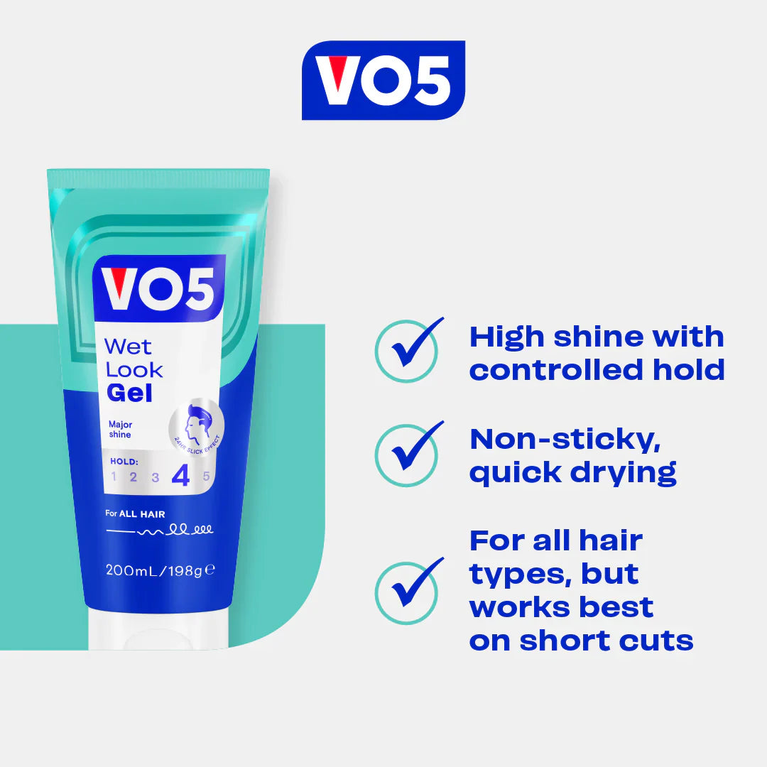 Vo5 Wet Look Gel Tube 175g - Cutprice Online