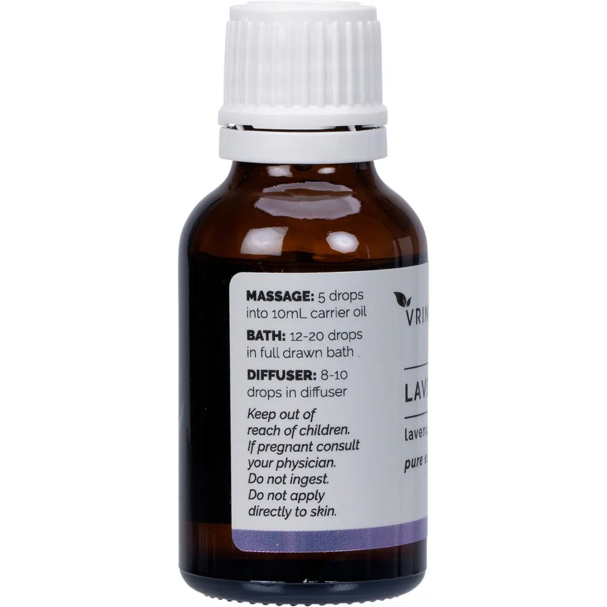 VRINDAVAN Essential Oil (100%) Lavender 25ml VRINDAVAN