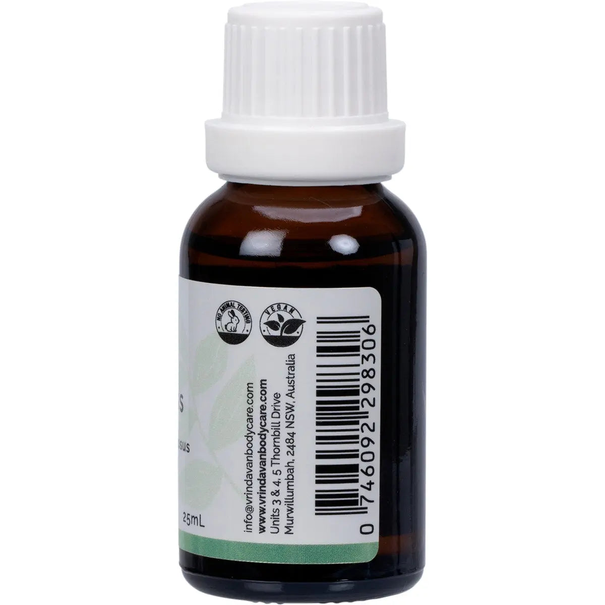 VRINDAVAN Essential Oil (100%) Lemongrass 25ml VRINDAVAN