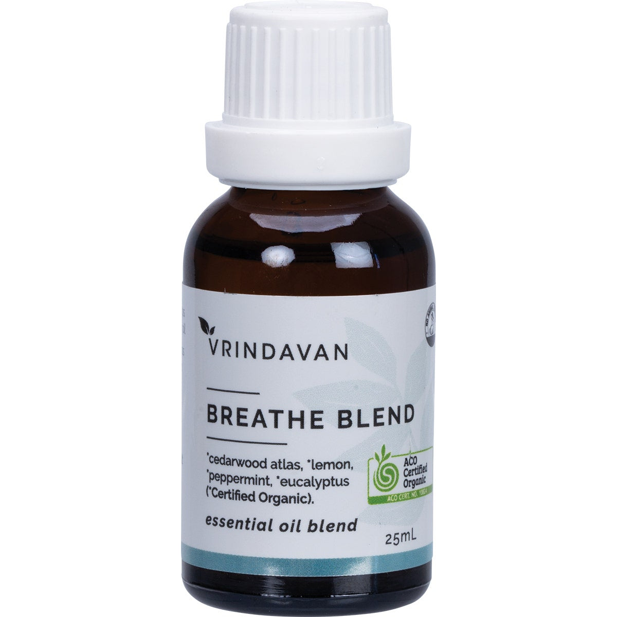 VRINDAVAN Essential Oil (100%) Breathe Blend 25ml - Cutprice Online