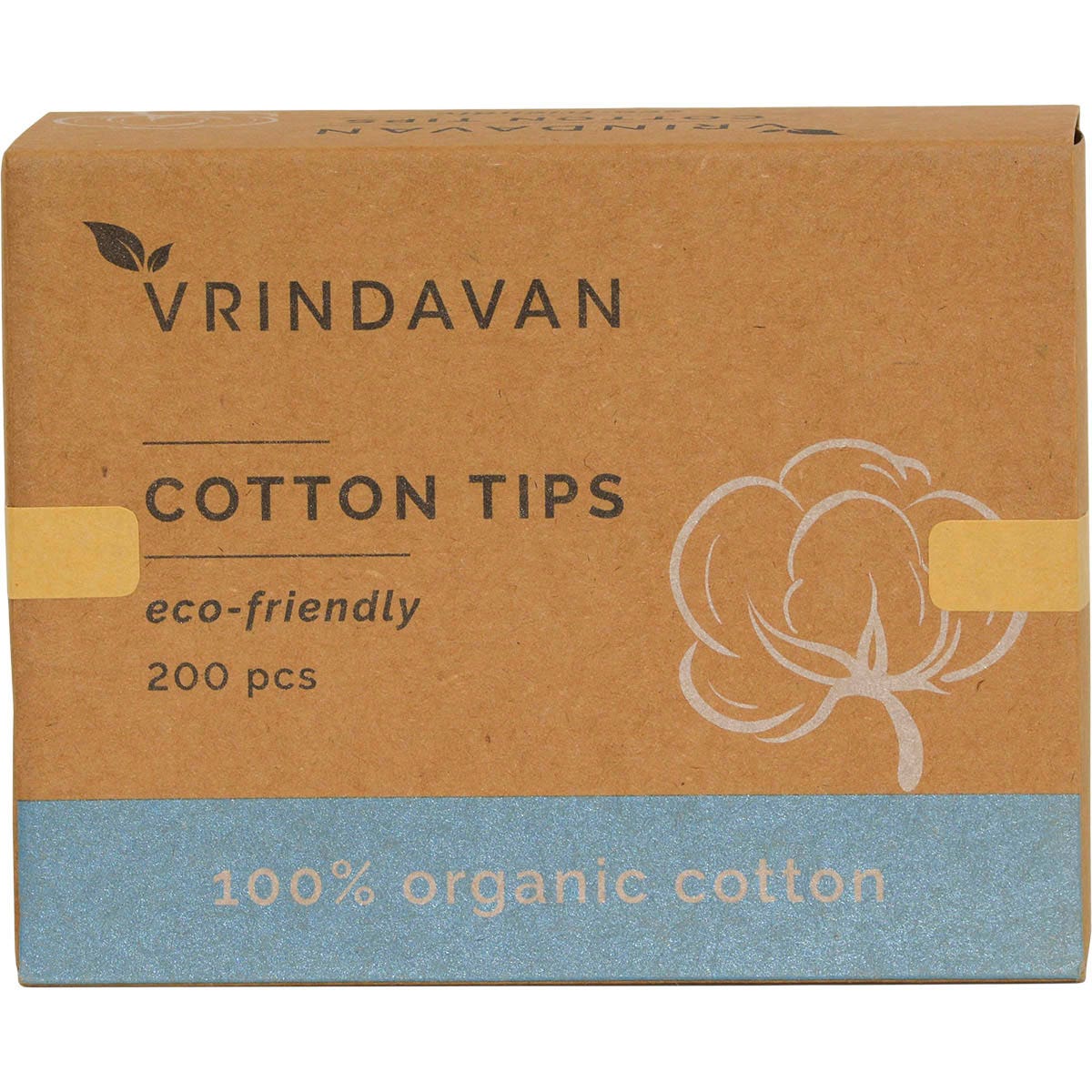 Vrindavan Organic Cotton Tips 200pcs - Cutprice Online