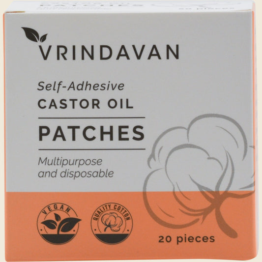 Vrindavan Self-Adhesive Castor Oil Patches 20pcs