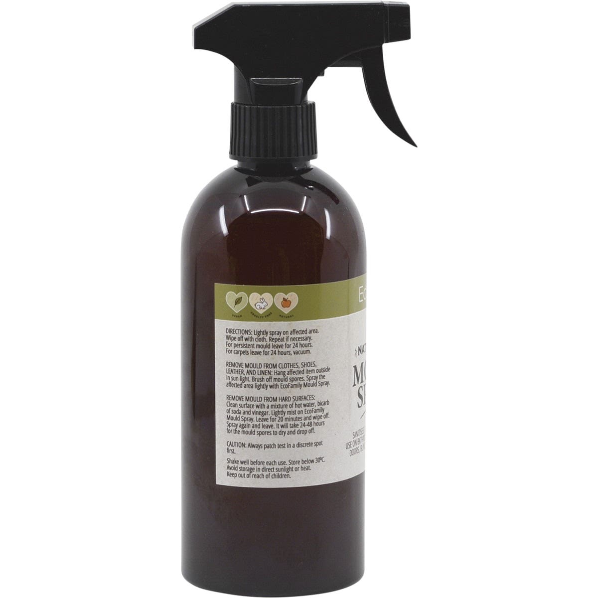 Vrindavan Mould Spray Eco Family Sanitises, Remove Mould &Mildew 500ml - Cutprice Online