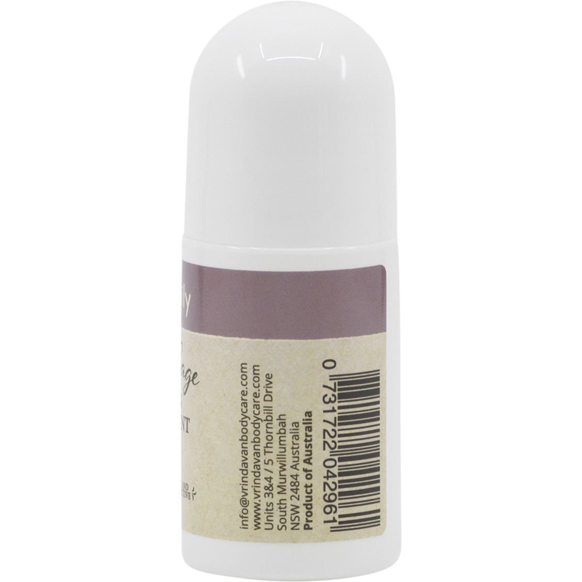 Vrindavan Roll-On Deodorant Eco Family Clary Sage Aluminium Free 60ml - Cutprice Online