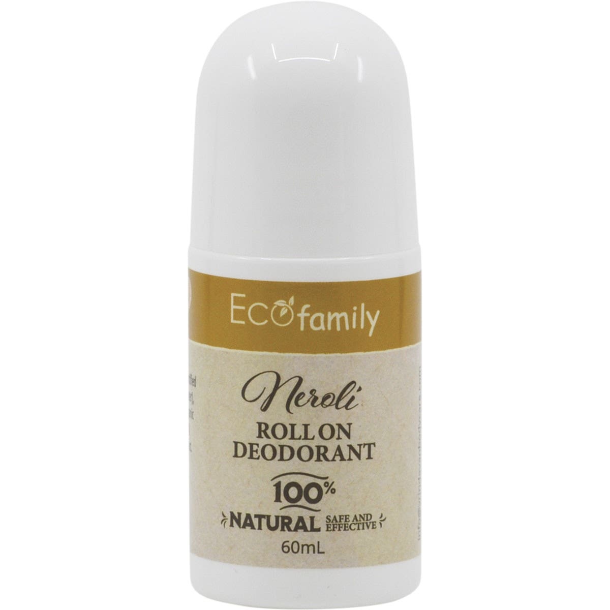 Vrindavan Roll-On Deodorant Eco Family Neroli Aluminium Free 60ml - Cutprice Online