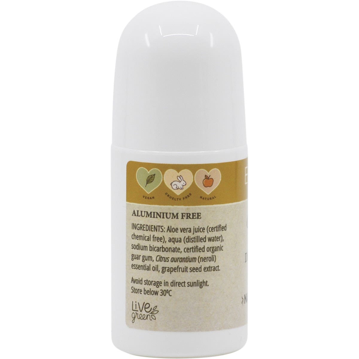 Vrindavan Roll-On Deodorant Eco Family Neroli Aluminium Free 60ml - Cutprice Online