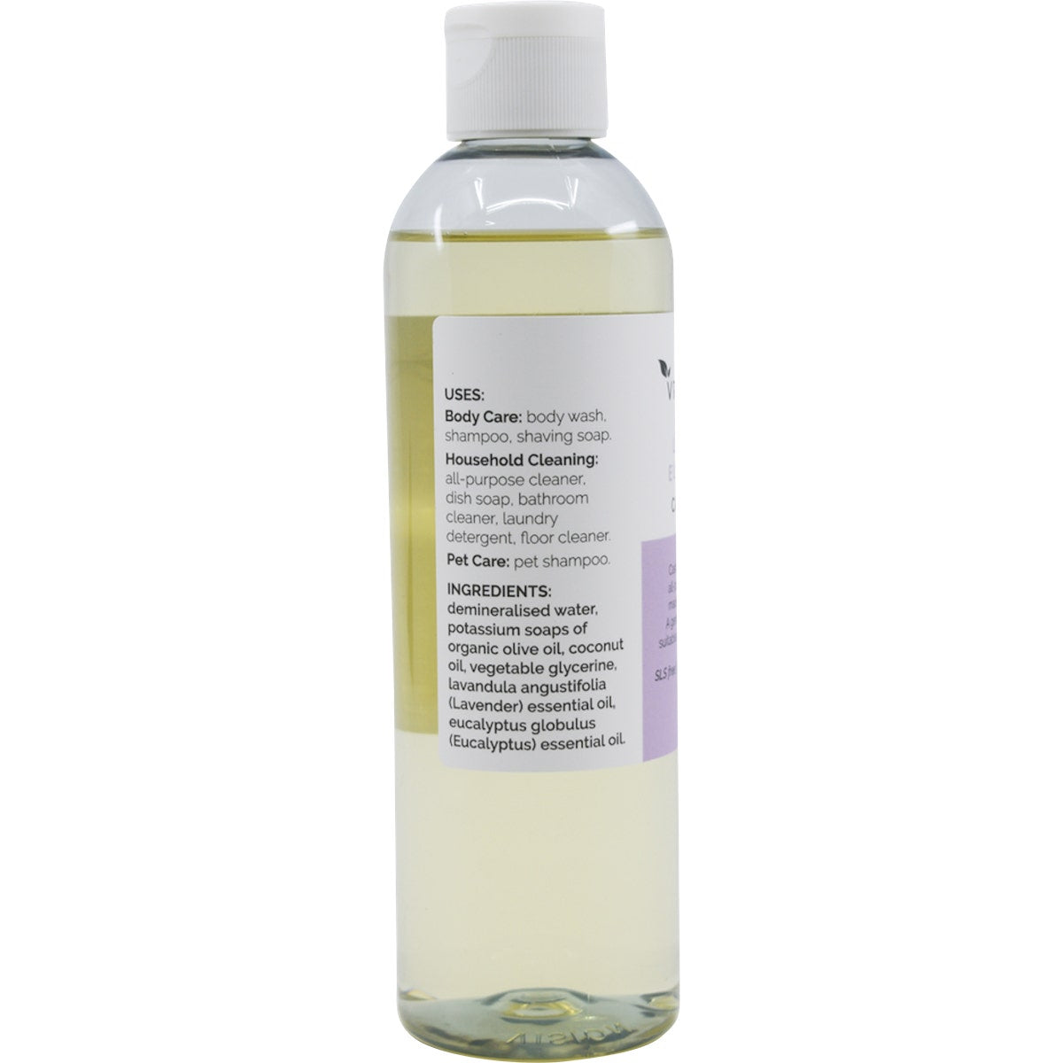 Vrindavan Castile Soap Lavender & Eucalyptus 250ml - Cutprice Online