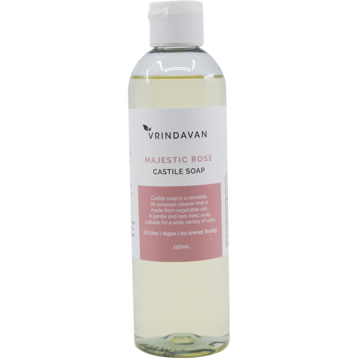 Vrindavan Castile Soap Majestic Rose 250ml - Cutprice Online