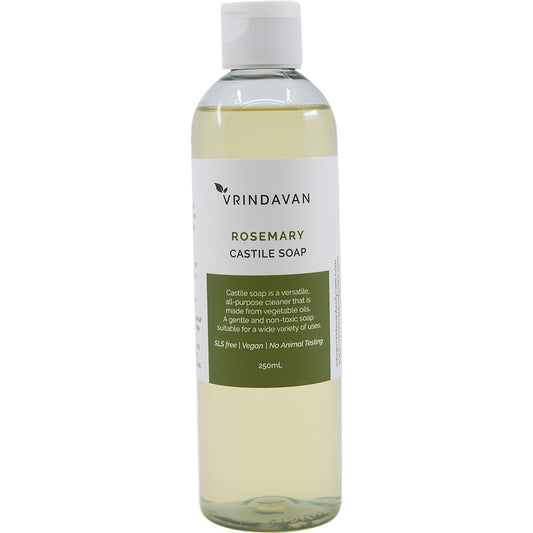 Vrindavan Castile Soap Rosemary 250ml - Cutprice Online