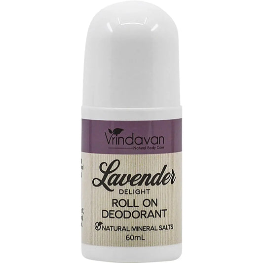 VRINDAVAN Roll-on Deodorant Lavender Delight 60ml VRINDAVAN