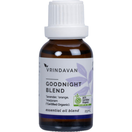Vrindavan Essential Oil 100% Goodnight Blend 25ml - Cutprice Online