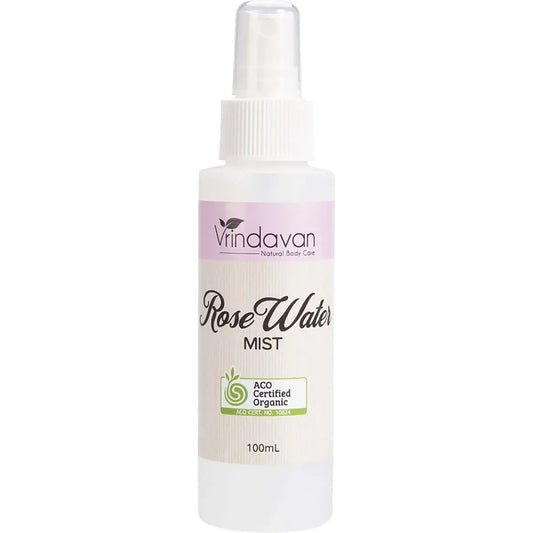 VRINDAVAN Rose Water Mist 100ml VRINDAVAN