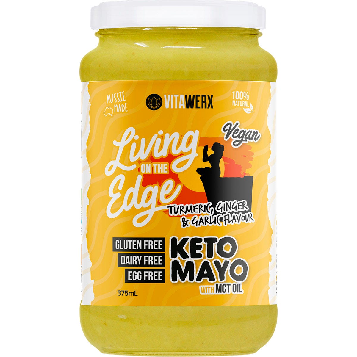 Vitawerx Keto Mayo Living On The Edge Turmeric, Ginger & Garlic 375ml - Cutprice Online