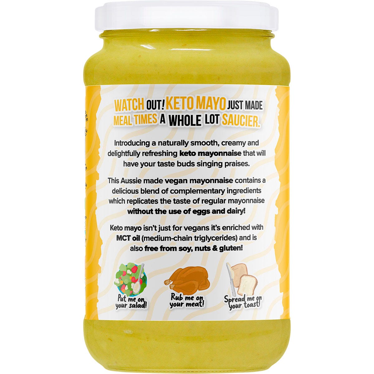 Vitawerx Keto Mayo Living On The Edge Turmeric, Ginger & Garlic 375ml - Cutprice Online