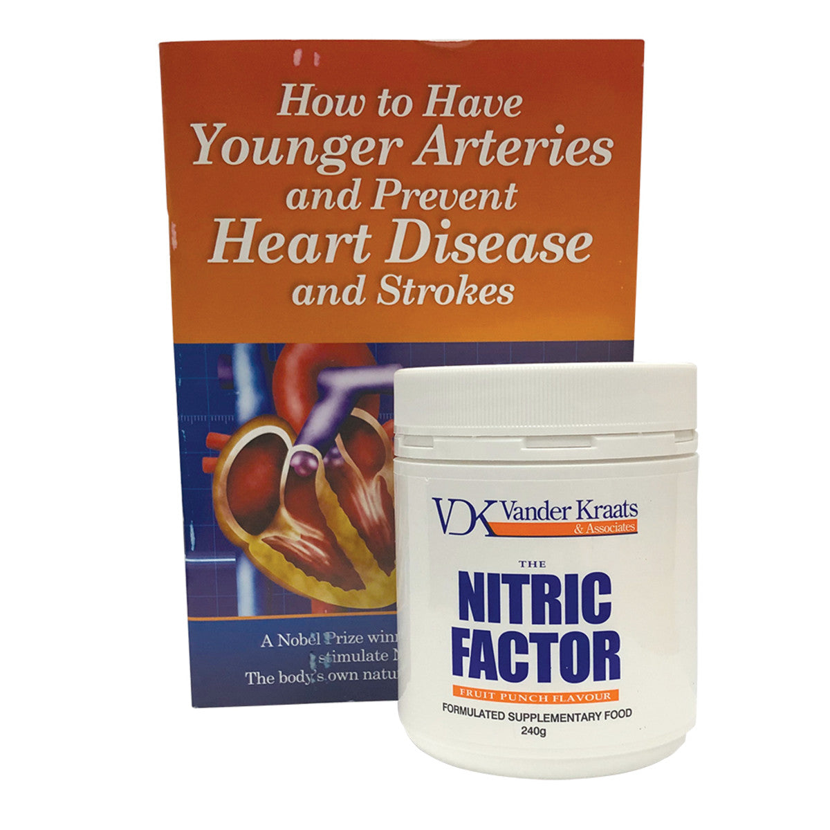 Vander Kraats Nitric Factor 240g (with Book) - Cutprice Online