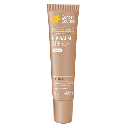 Cancer Council SPF 50+ Vanilla Lip Balm - Cutprice Online