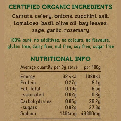 Broth Of Life Organic Vegetable Stock 90GM - Cutprice Online